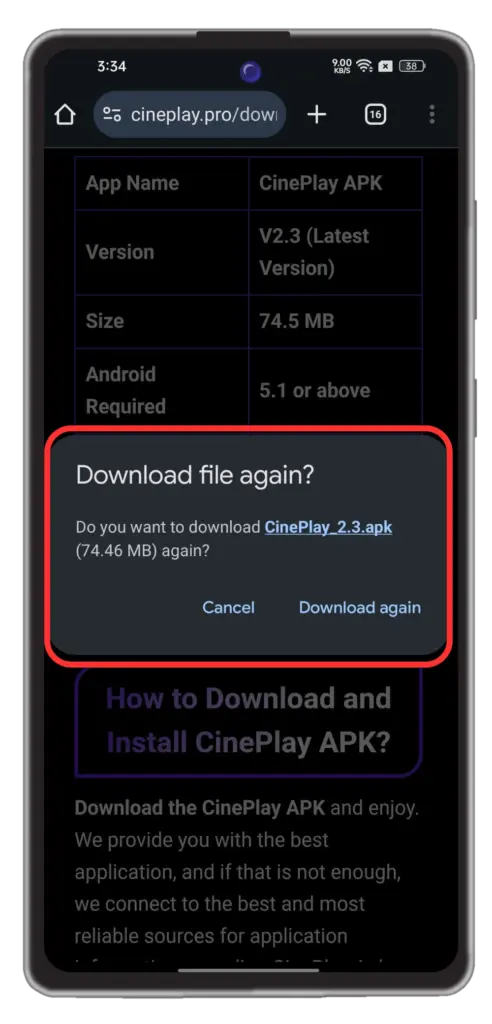 Download The APK File